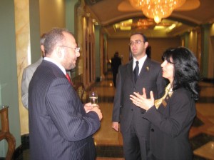 Mr. Yesayan Deputy Education Minister of Armenia, Mr. Armen Margarian & AAEF Vice President